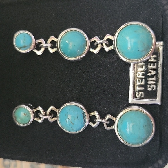 Whitney Kelly 925 Turquoise Earrings - Picture 7 of 7